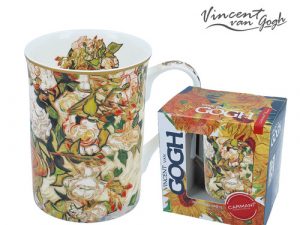 Mug Van Gogh "Flores Rosas"