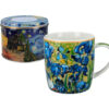 Taza. en lata de metal "Iris"