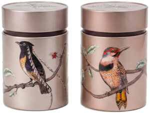 Juego de latas de té "Bird"